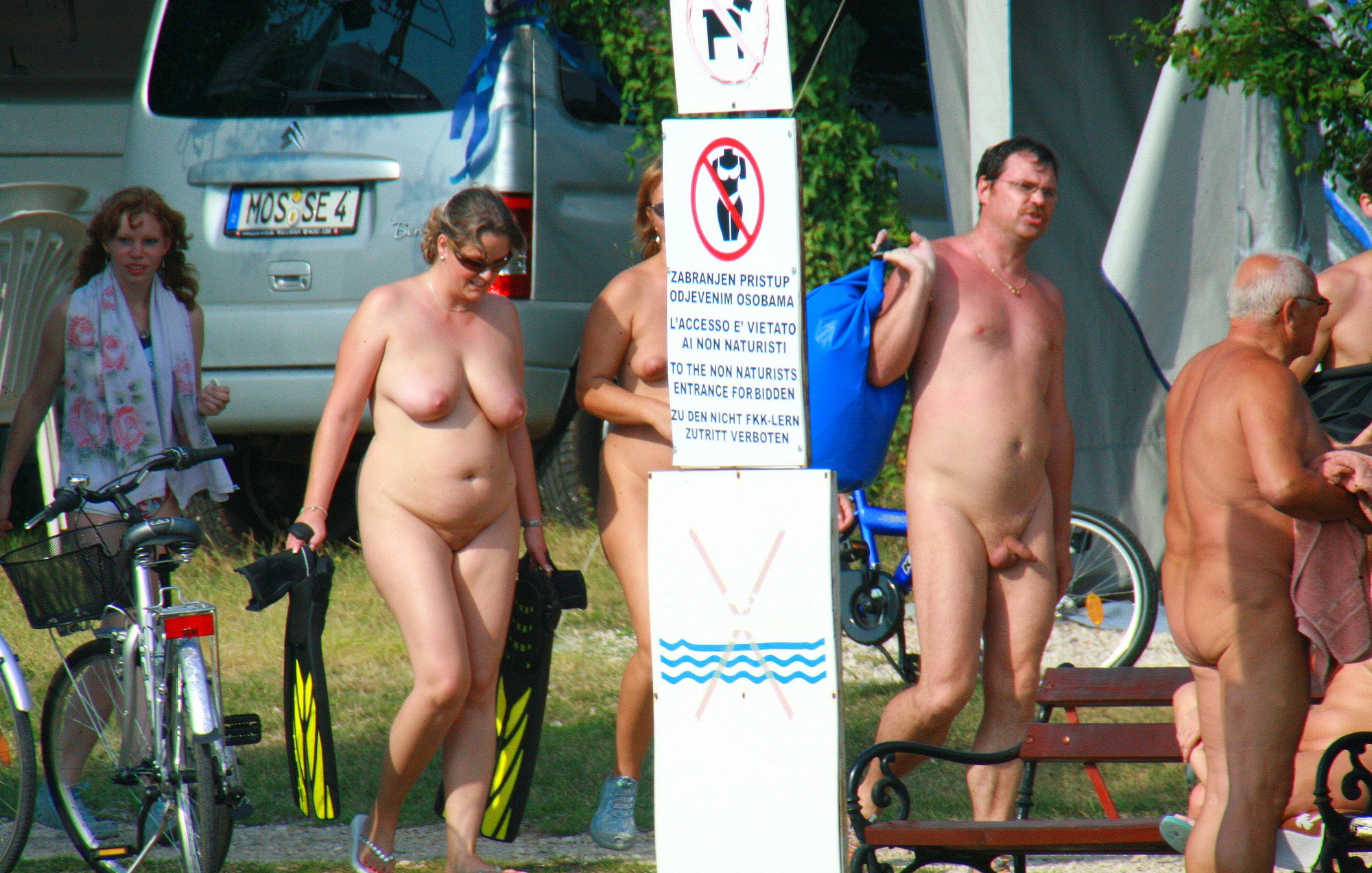 Naked Nudist Family