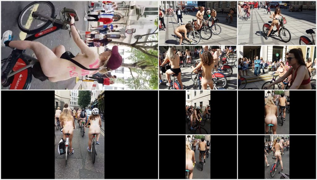 Girls Of The London WNBR World Naked Bike Ride 01 VoyeurPapa
