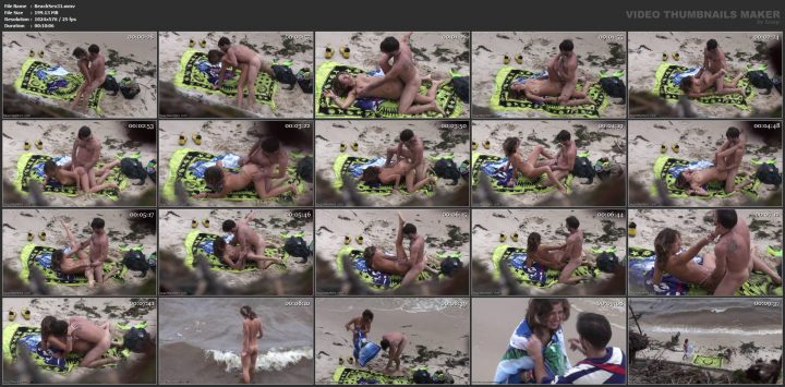 Extreme art sex of horny couple on beach