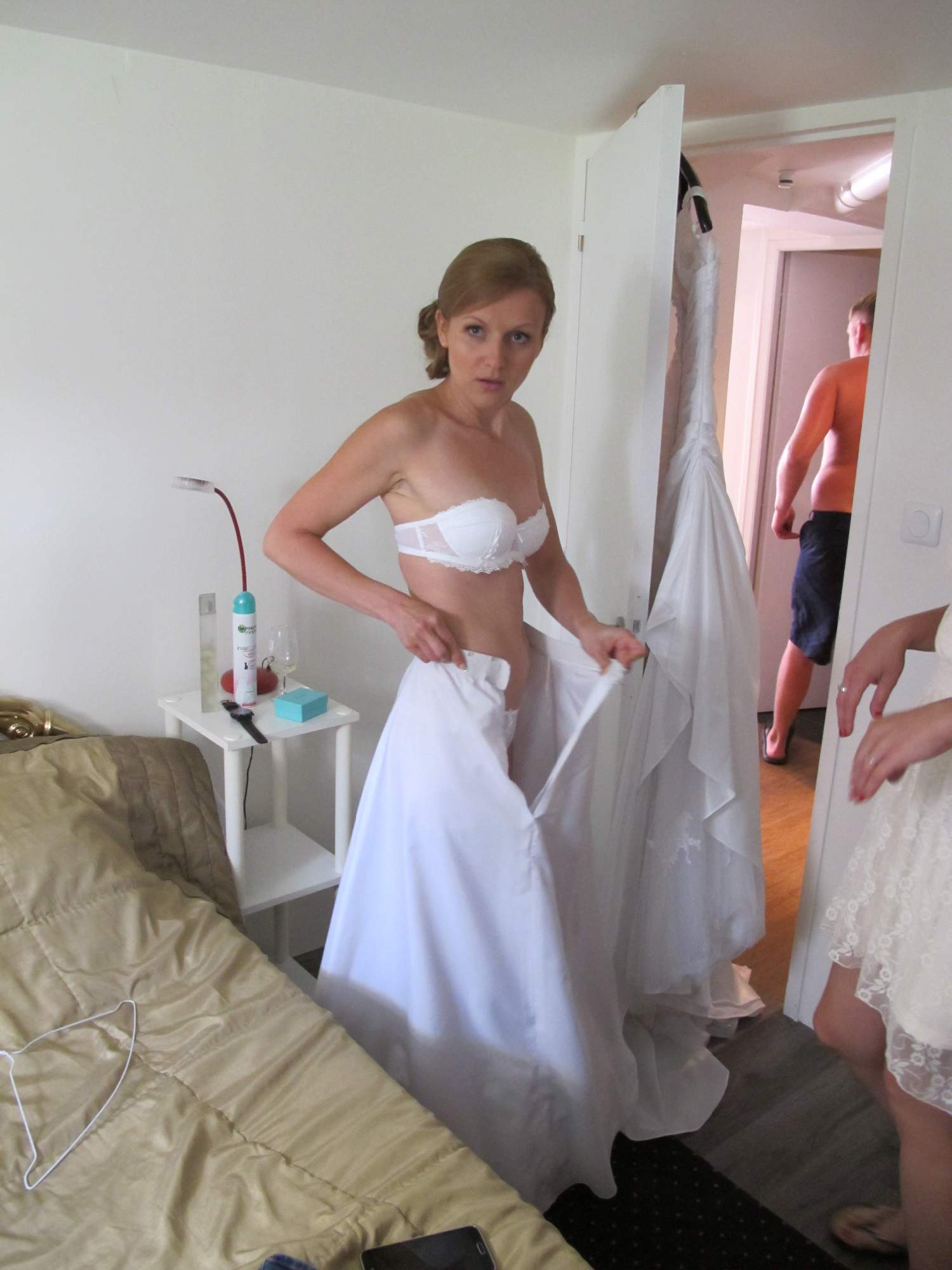 voyeur brides getting dressed
