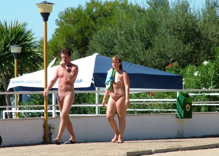 Nudists family nude beach