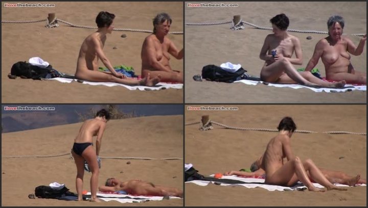 I LOVE THE BEACH NUDISM