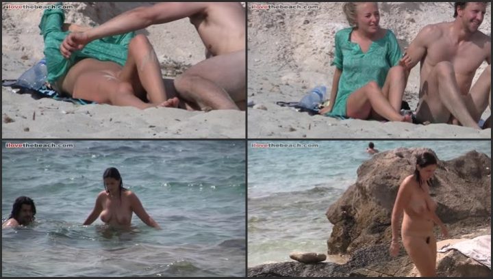 I LOVE THE BEACH NUDISM