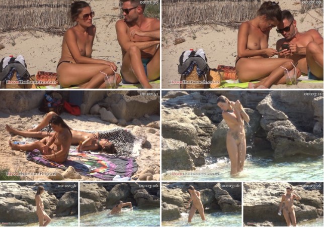 I LOVE THE BEACH NUDISM