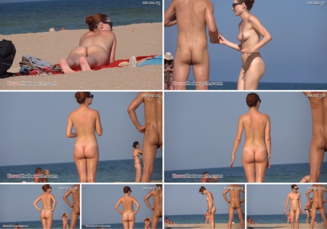 I LOVE THE BEACH NUDISM