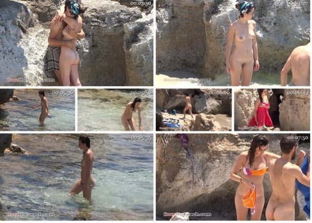 I LOVE THE BEACH NUDISM