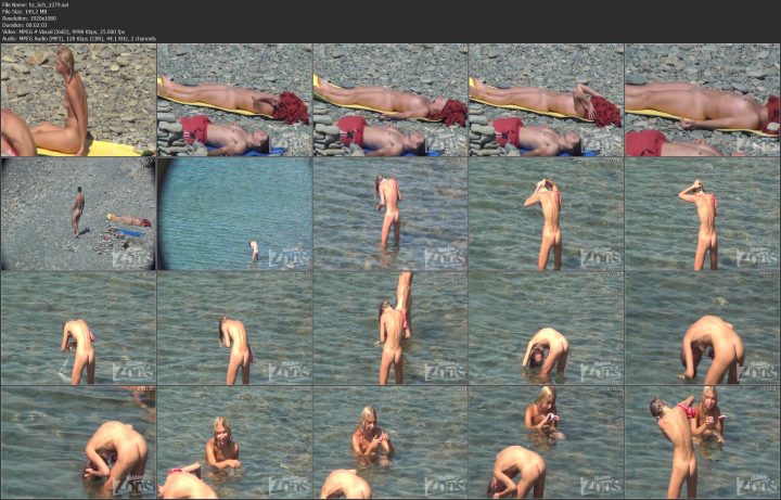 Voyeur nude beach collection (natural boobs)