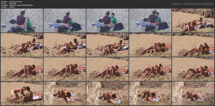 Voyeur sex in public places beach