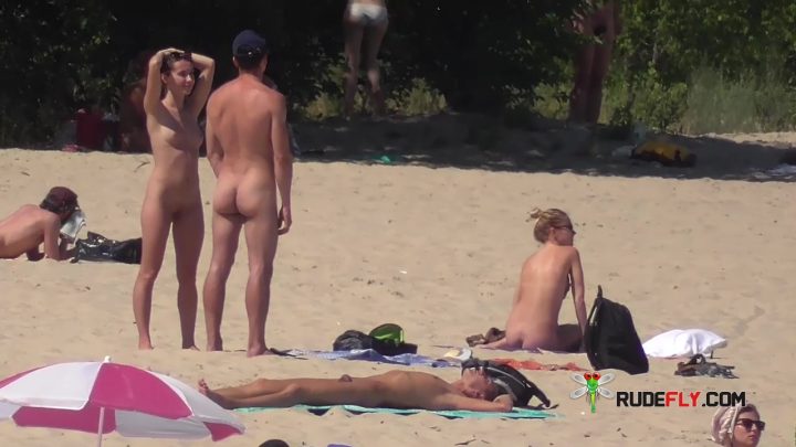 Black Sea Nude Beach – sharp boobs