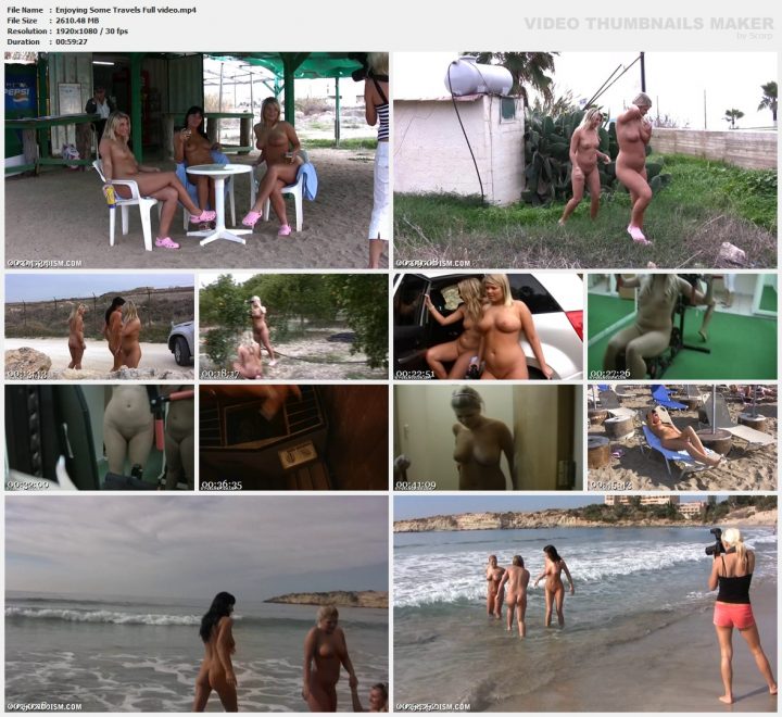 Family Pure Nudism Enjoying Some Travels Full video