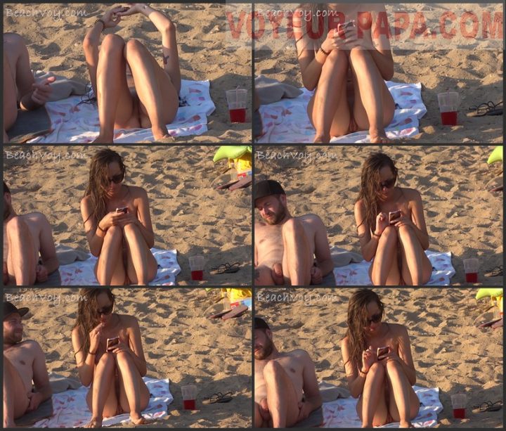 !!BONUS VEEKEND VIDEO!!BEACH VOY!!Always On The Phone…Naked