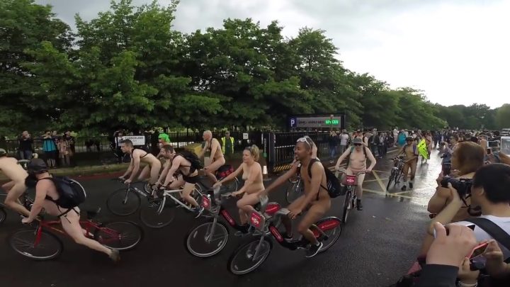 World Naked Bike Ride 2016 LONDON ( WNBR 2016 )