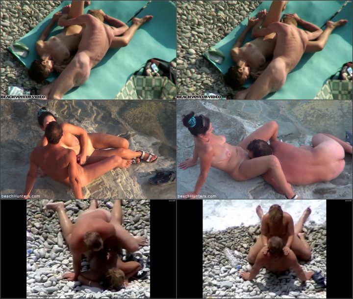 Sex on the private part of the beach