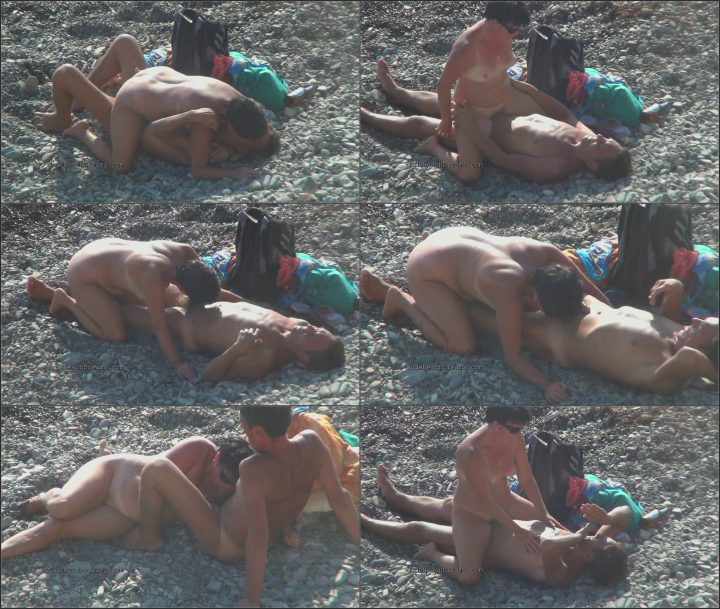 Fondling and fucking on a beach