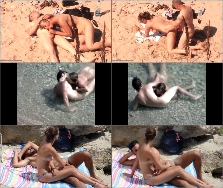 Beach blowjob and sex got caught