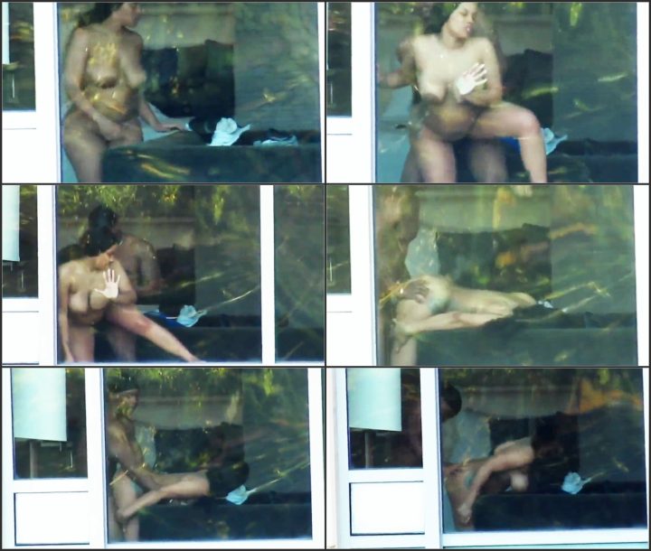 Sex on the window caught