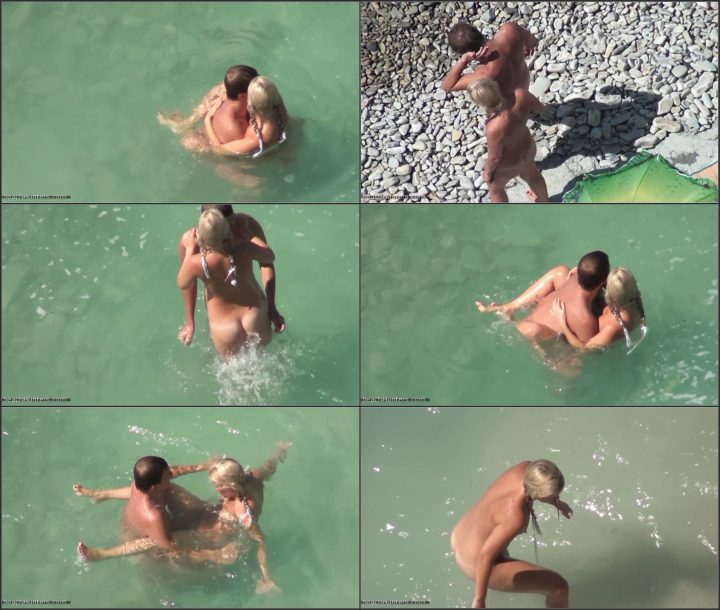 Hot fuck in the shallow water