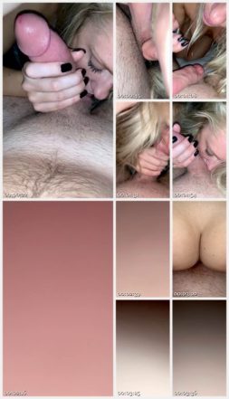 Slut makes a selfie during doggy style sex