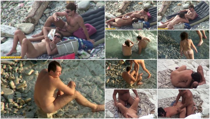 Awesome beach sex got spied