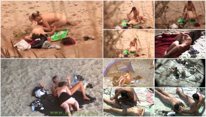 Hot sex caught at the beach