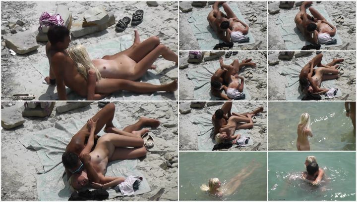 Nudists spied as they fuck