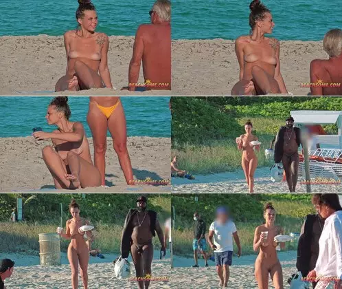 Examining a hot nudist girl