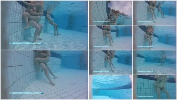 Hot girl gets fucked without shame in a public pool