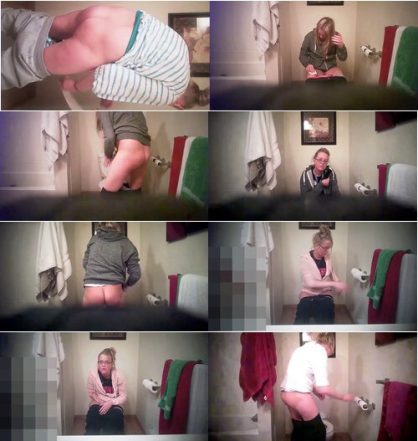 Toilet spy cam compilation