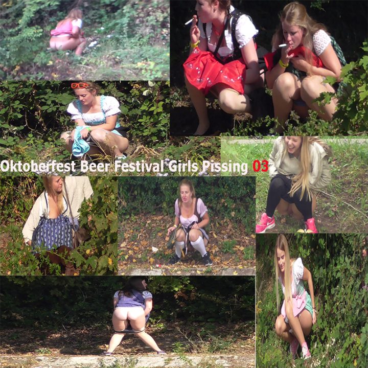 Oktoberfest Beer Festival Girls Pissing 03