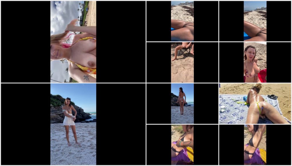 Voyeur Checks Out Nudist Friends On The Beach Voyeurpapa