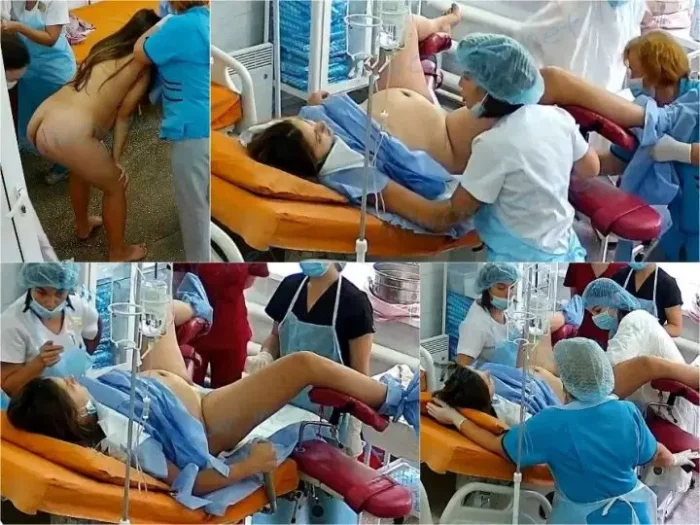Vaginal exam women in maternity hospital 10