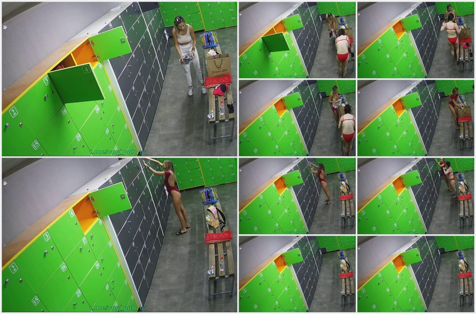 Spying hot women undressing in the locker room 01 - VoyeurPapa