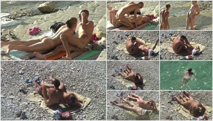 Beach blowjob and sex got caught