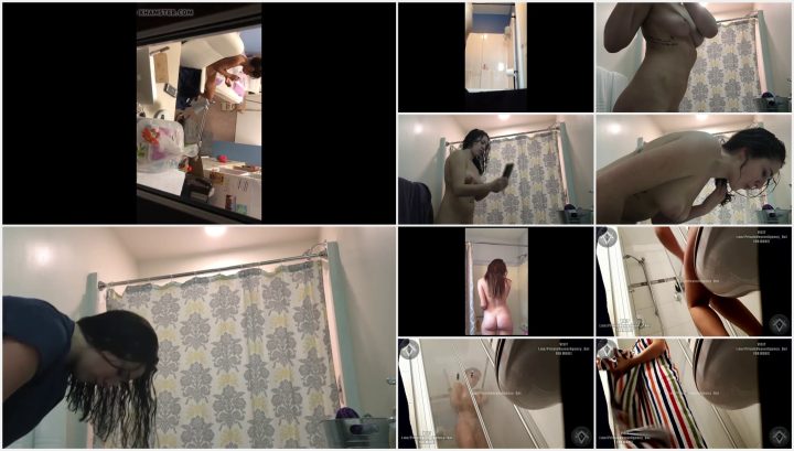 Hidden camera caught her dress and undress before shower 83