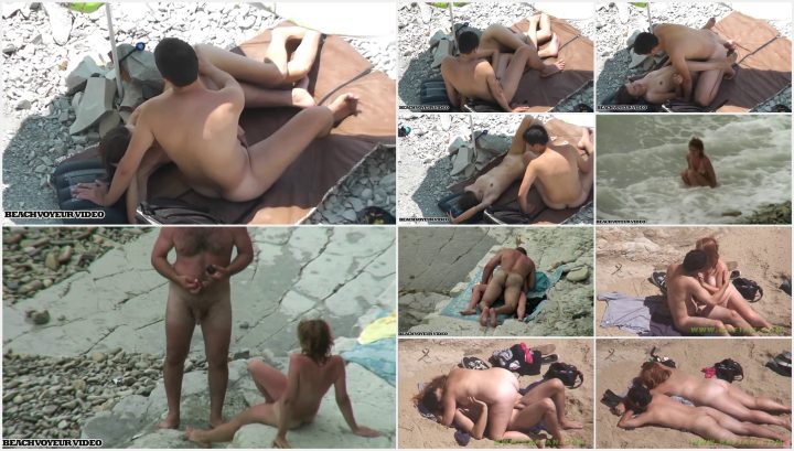 Hot sex caught at the beach