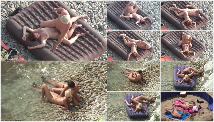 Voyeur caught nudist swingers