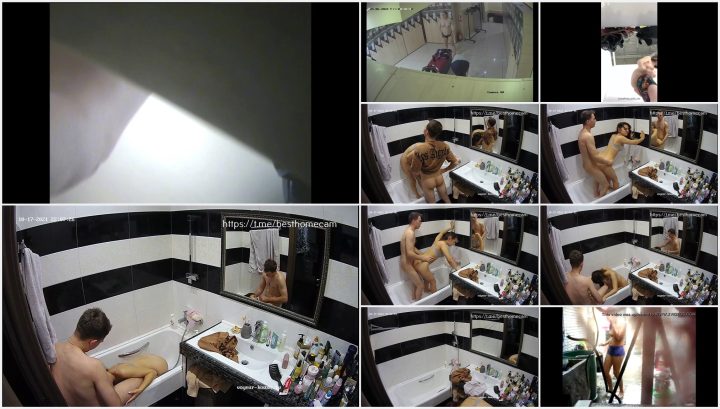 Hidden camera caught her dress and undress before shower 137