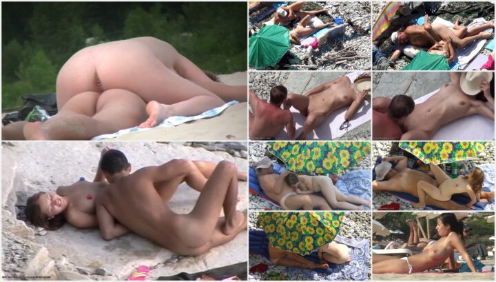 Teens caught fucking on the beach