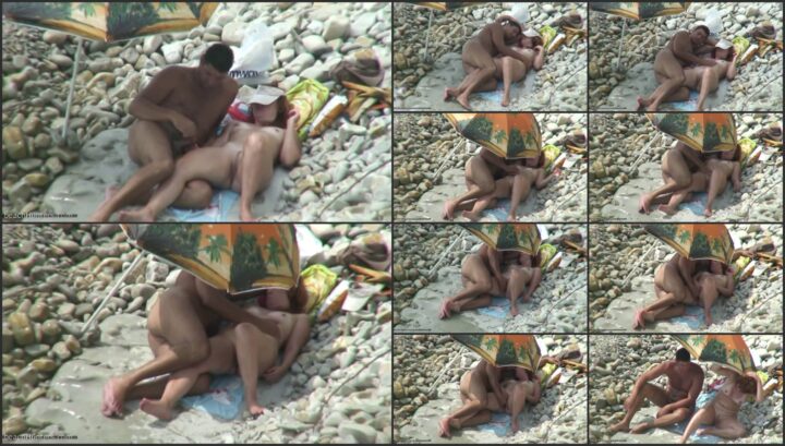 Horny teens frolicking on beach