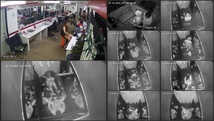 Spying on couple getting a private striptease 14