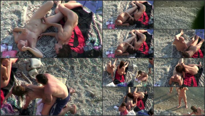 Sex caught on the beach