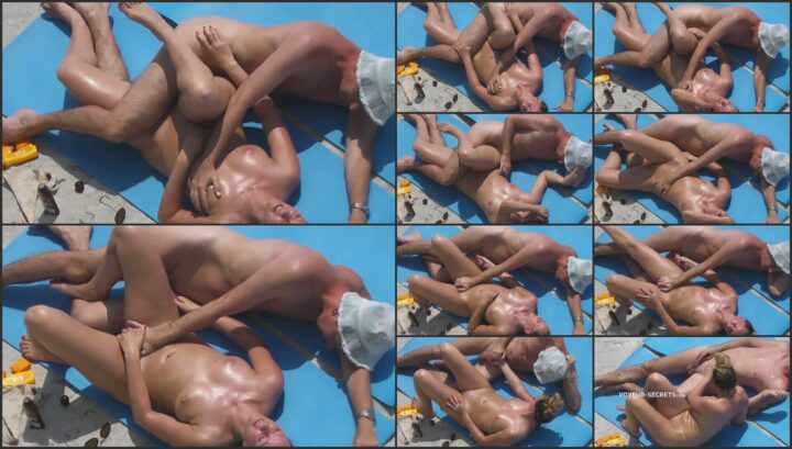 Couple enjoying the summer sun