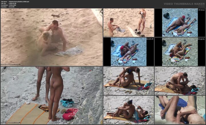 Sex on the private part of the beach