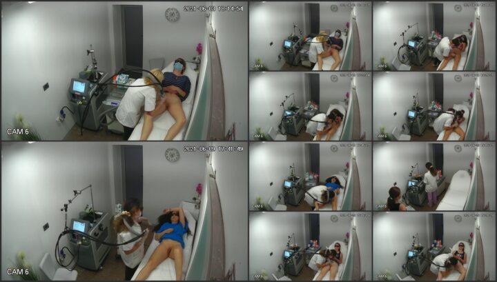 Hidden cam caught all of her hair removal treatment 67