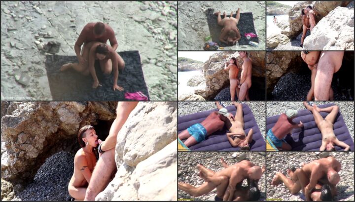 Woman found a toy on the beach