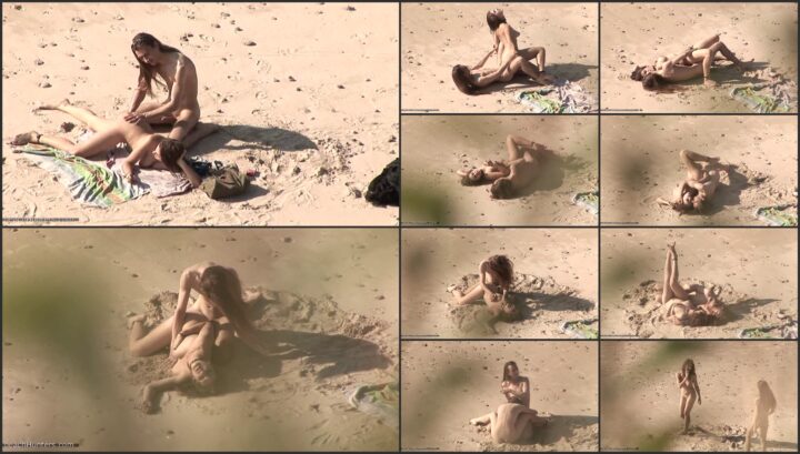 Wild nudists fuck in public