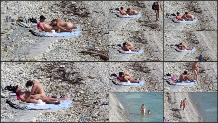 Typical nudist day at the beach