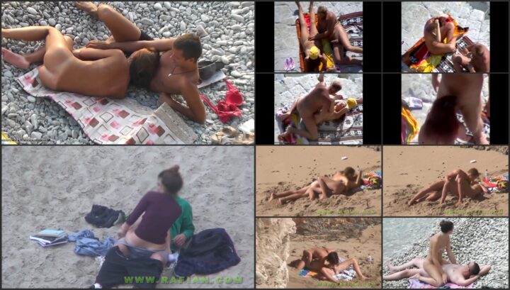 Hot couple enjoying the beach