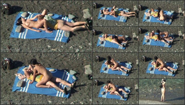 Sideways sex caught by a voyeur