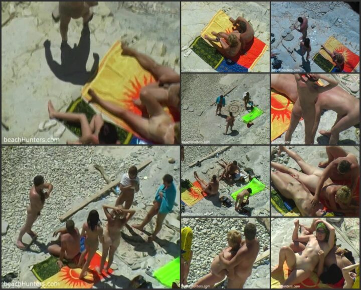 Nudists have sex in front of others